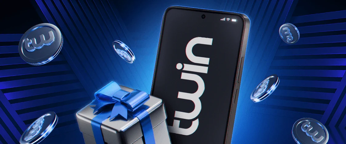 Twin Casino App auf einem Android-Smartphone